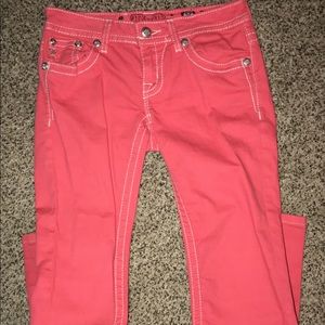 Pink miss me “capris” or skinny jeans size 25